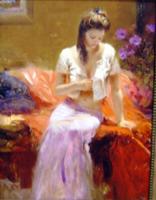 Pino Daeni - Impression oil painting.